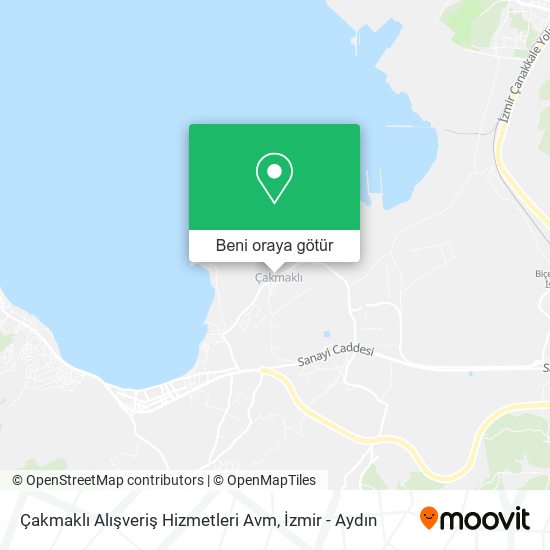Çakmaklı Alışveriş Hizmetleri Avm harita