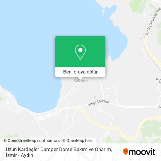 Uzun Kardeşler Damper Dorse Bakım ve Onarım harita