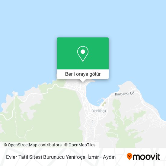 Evler Tatil Sitesi Burunucu Yenifoça harita
