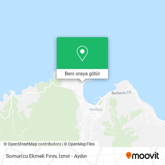 Somun'cu Ekmek Fırını harita