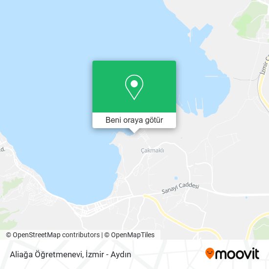 Aliağa Öğretmenevi harita