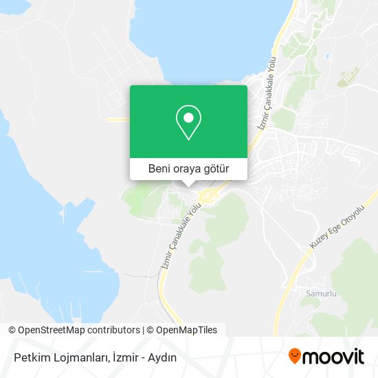 Petkim Lojmanları harita