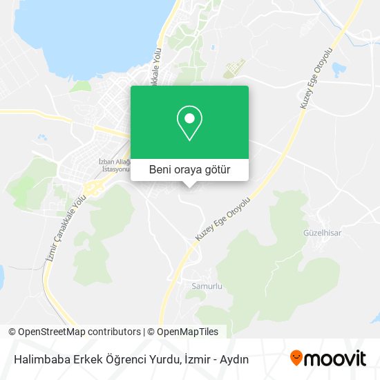 Halimbaba Erkek Öğrenci Yurdu harita