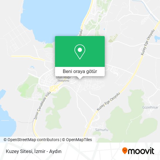Kuzey Sitesi harita