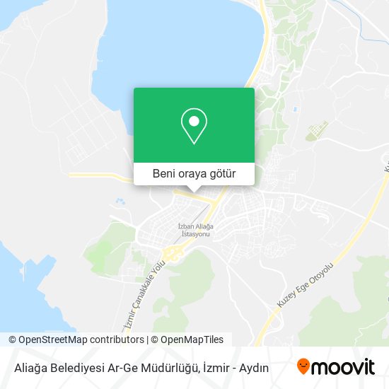 Aliağa Belediyesi Ar-Ge Müdürlüğü harita