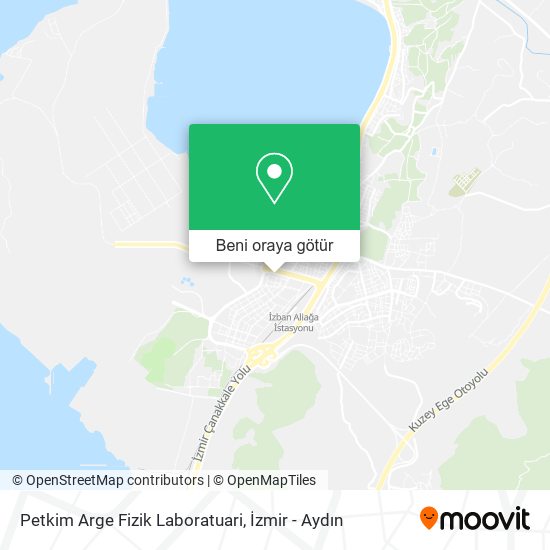 Petkim Arge Fizik Laboratuari harita