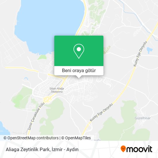 Aliaga Zeytinlik Park harita