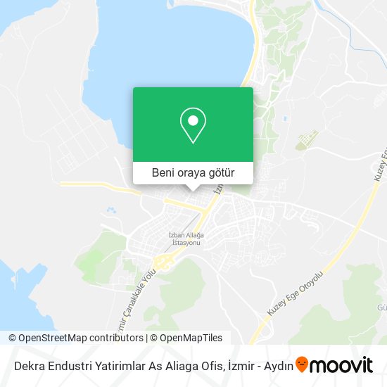 Dekra Endustri Yatirimlar As Aliaga Ofis harita