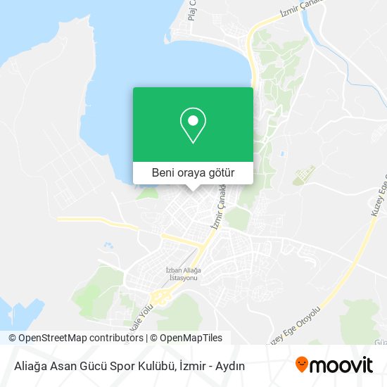Aliağa Asan Gücü Spor Kulübü harita