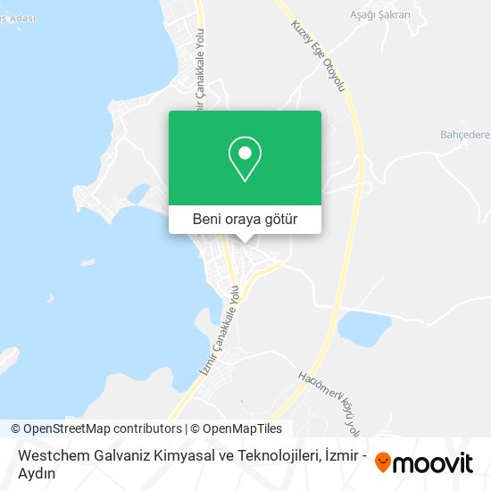 Westchem Galvaniz Kimyasal ve Teknolojileri harita