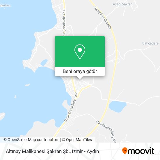 Altınay Malikanesi Şakran Şb. harita