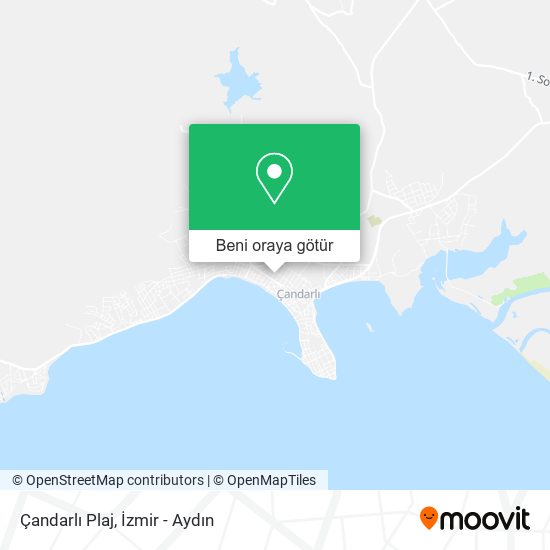 Çandarlı Plaj harita