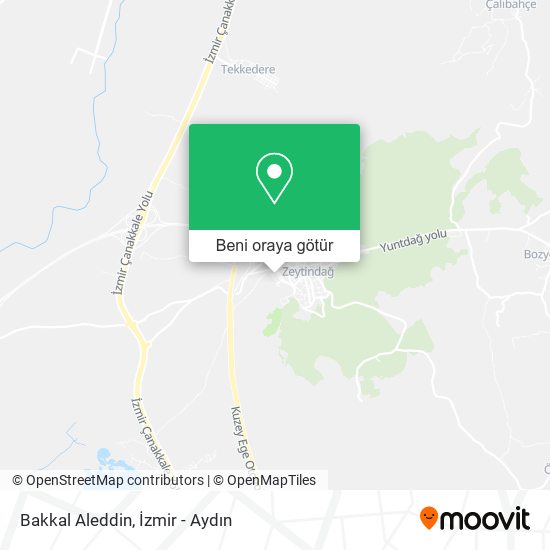 Bakkal Aleddin harita