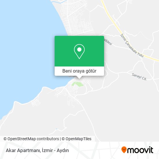 Akar Apartmanı harita