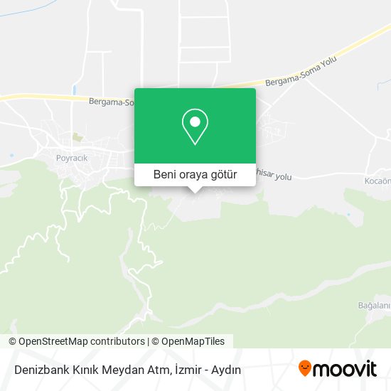Denizbank Kınık Meydan Atm harita