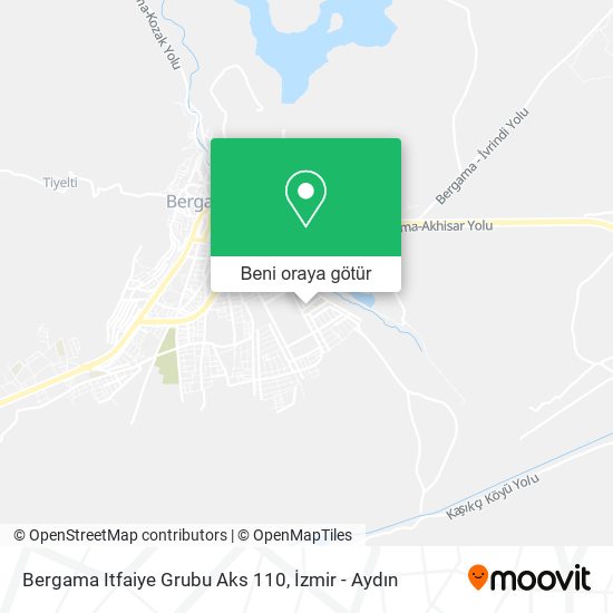 Bergama Itfaiye Grubu Aks 110 harita