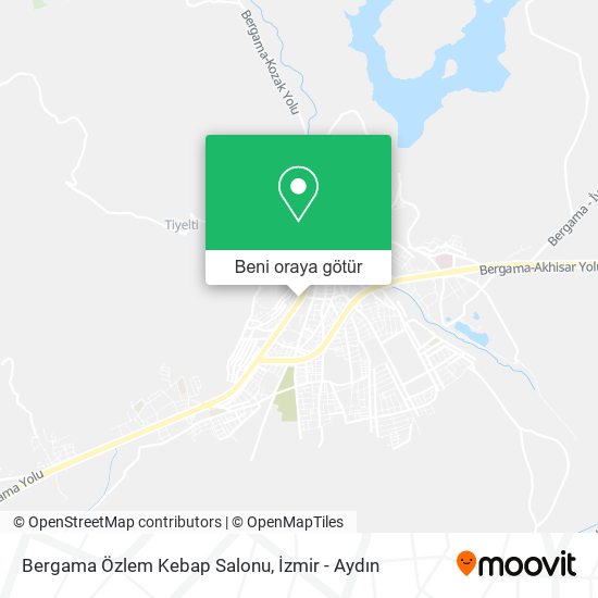 Bergama Özlem Kebap Salonu harita