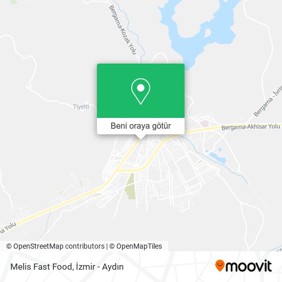 Melis Fast Food harita