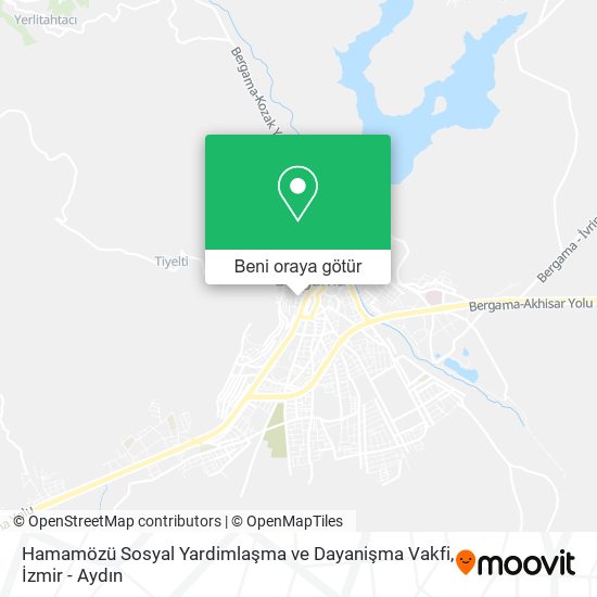 Hamamözü Sosyal Yardimlaşma ve Dayanişma Vakfi harita