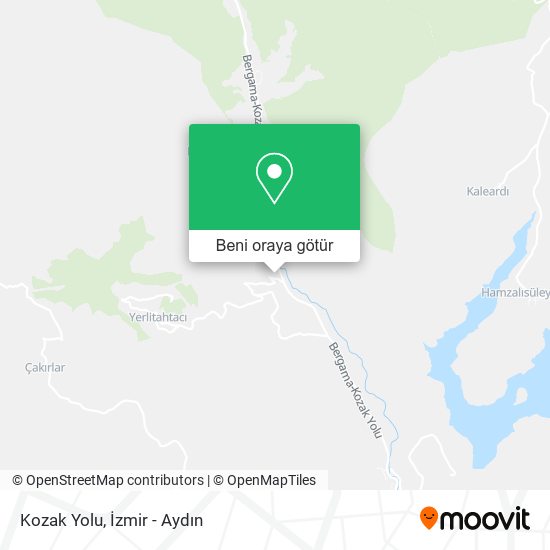 Kozak Yolu harita
