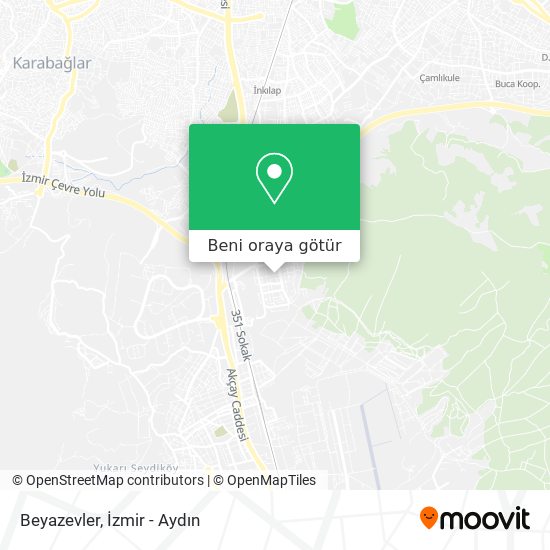 Beyazevler harita