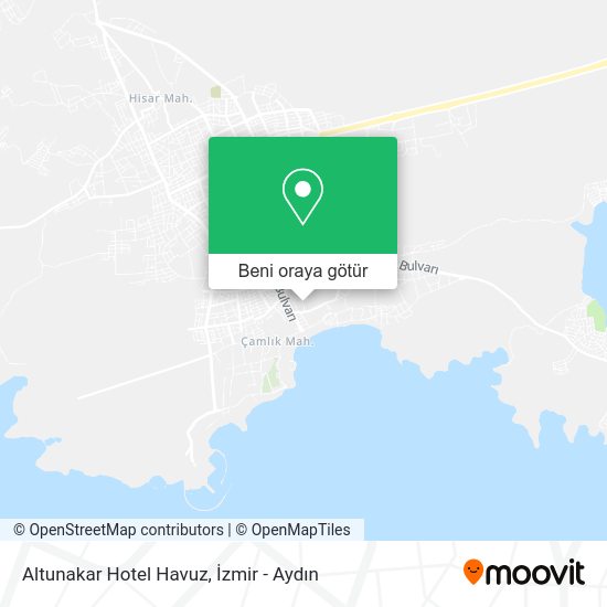 Altunakar Hotel Havuz harita