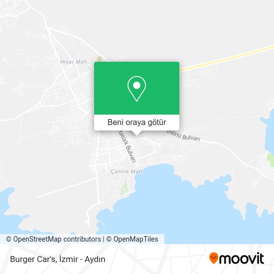 Burger Car's harita