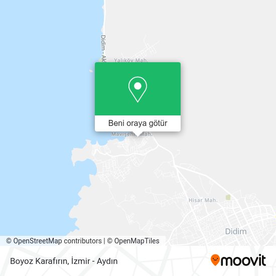 Boyoz Karafırın harita