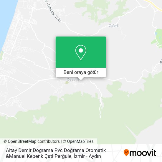 Altay Demir Dograma Pvc Doğrama Otomatik &Manuel Kepenk Çati Perğule harita