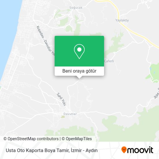 Usta Oto Kaporta Boya Tamir harita