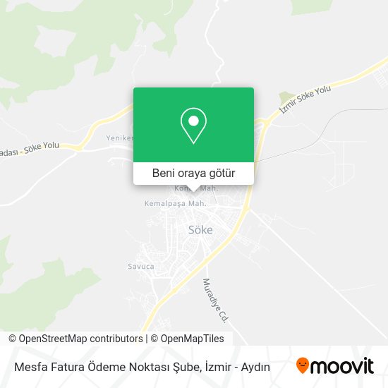 Mesfa Fatura Ödeme Noktası Şube harita