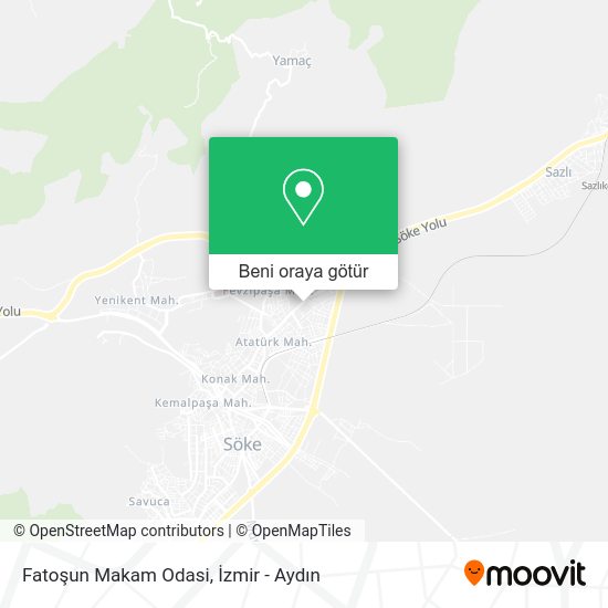 Fatoşun Makam Odasi harita