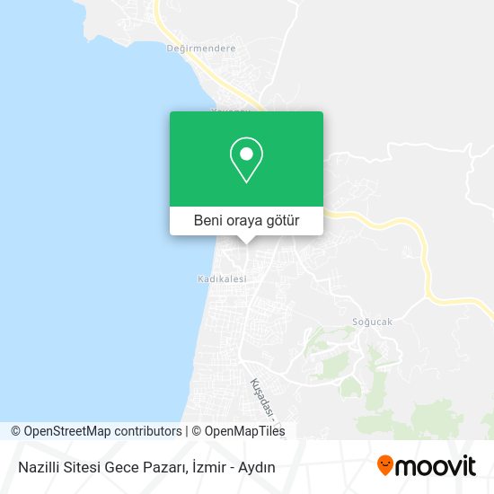 Nazilli Sitesi Gece Pazarı harita
