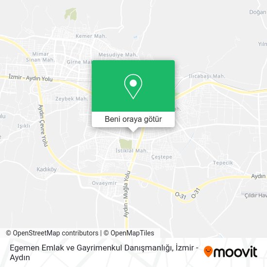Egemen Emlak ve Gayrimenkul Danışmanlığı harita