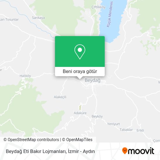 Beydağ Eti Bakır Lojmanları harita