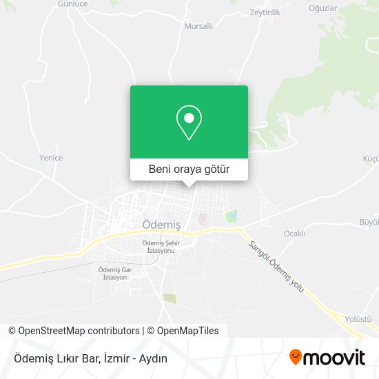 Ödemiş Lıkır Bar harita