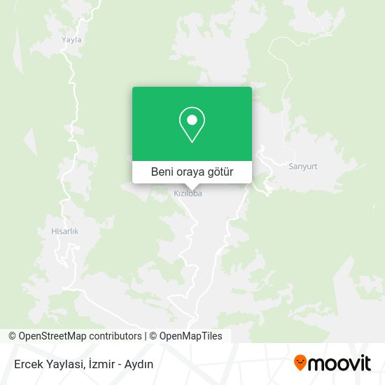 Ercek Yaylasi harita