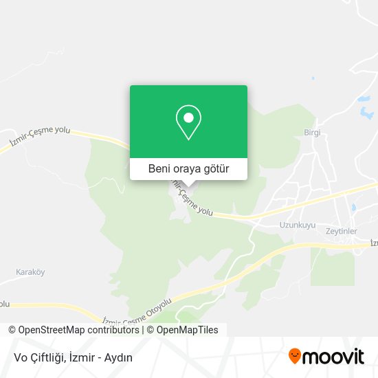 Vo Çiftliği harita