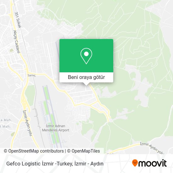 Gefco Logistic İzmir -Turkey harita