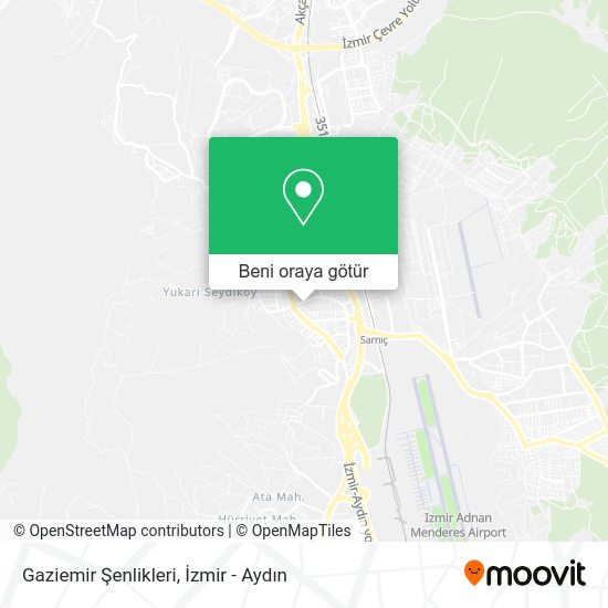 Gaziemir Şenlikleri harita