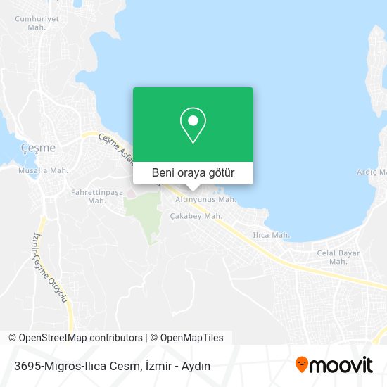 3695-Mıgros-Ilıca Cesm harita
