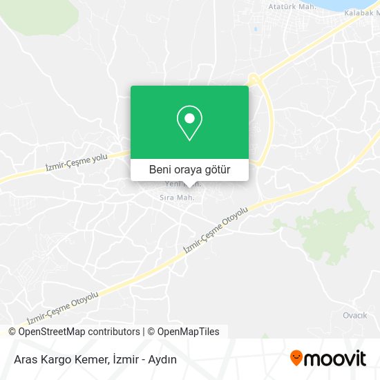Aras Kargo Kemer harita