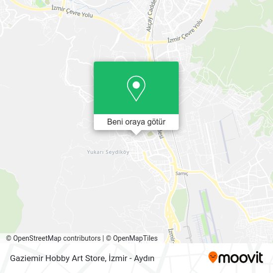 Gaziemir Hobby Art Store harita