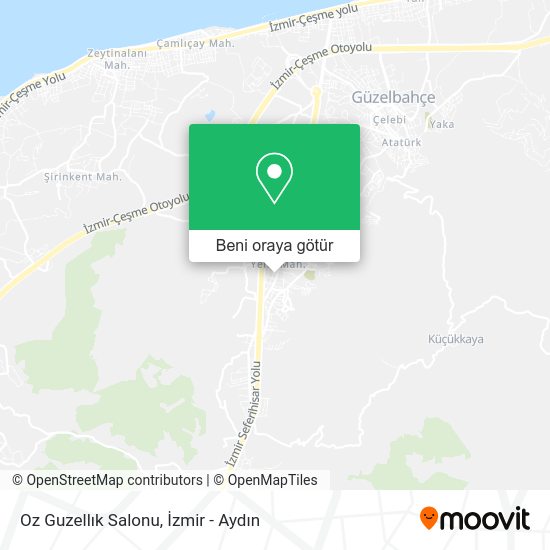 Oz Guzellık Salonu harita