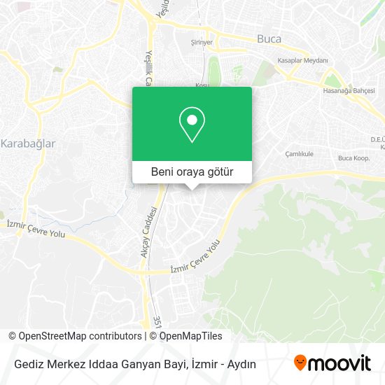 Gediz Merkez Iddaa Ganyan Bayi harita