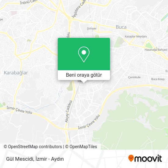 Gül Mescidi harita