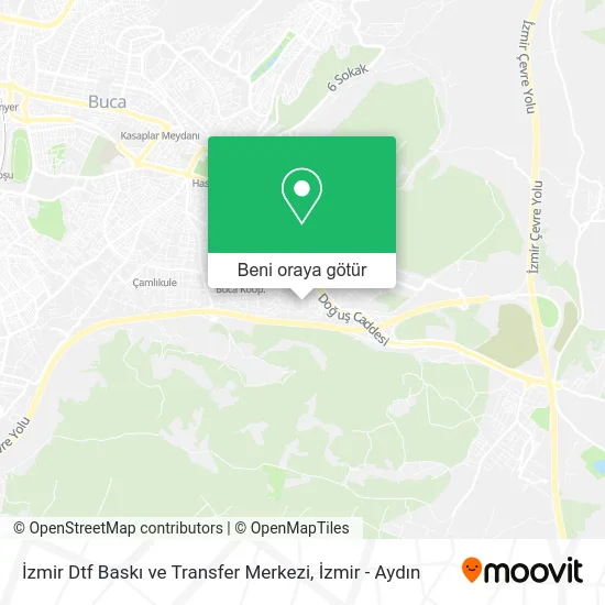 İzmir Dtf Baskı ve Transfer Merkezi harita