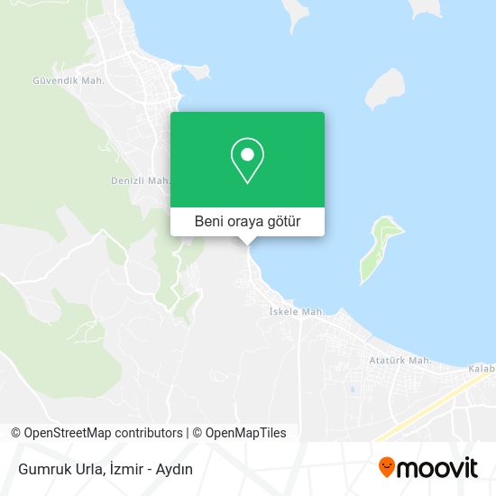 Gumruk Urla harita