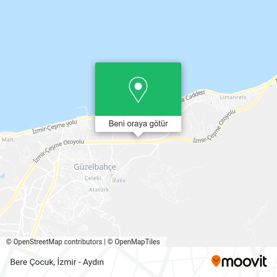 Bere Çocuk harita