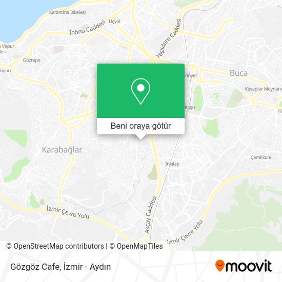 Gözgöz Cafe harita